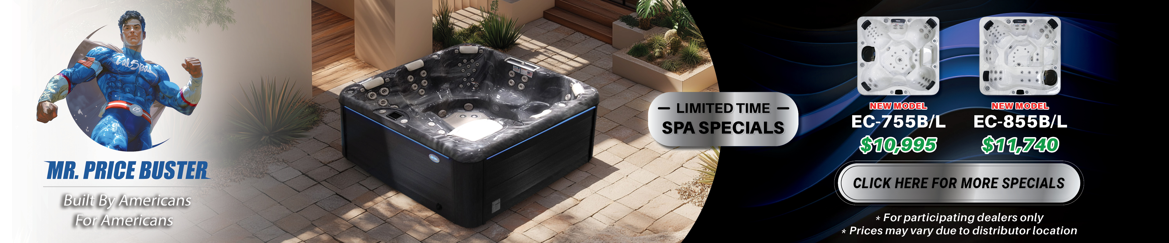 Calspas hot tub being used in a family setting - Jacksonville