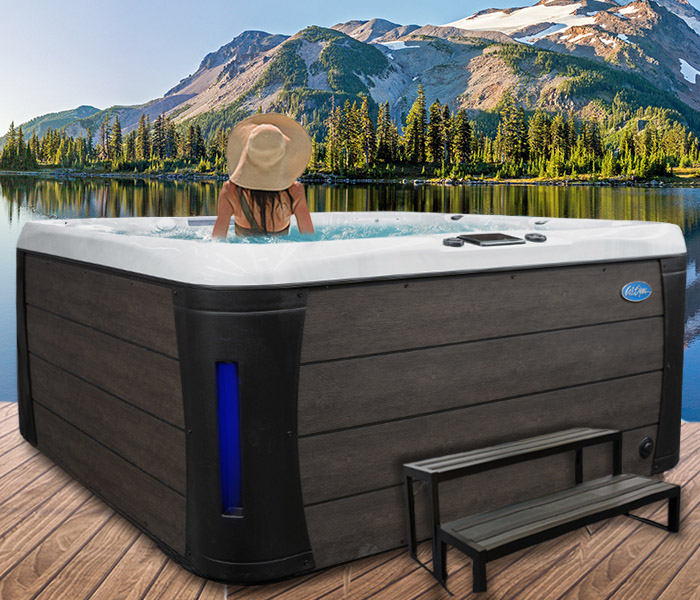 Calspas hot tub being used in a family setting - hot tubs spas for sale Jacksonville
